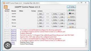 Fix Xampp MySql issuesEnsure to run Xampp as administrator [upl. by Notfa]