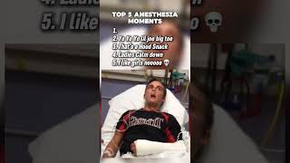 Top 5 Anesthesia Moments 🔥 [upl. by Gerbold]