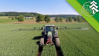 Spritzen mit Fendt 820 Vario und Amazone UX 4200 Super [upl. by Leinahtan]