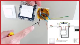 COMMENT BRANCHER INTERRUPTEUR VOLET ROULANTTUTO RACCORDEMENT ET EXPLICATIONS [upl. by Lasyrc]