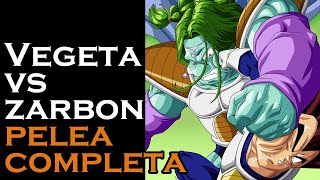 Vegeta Vs Zarbon  Ambas Peleas Completas del Anime aka Zabon [upl. by Leunad862]