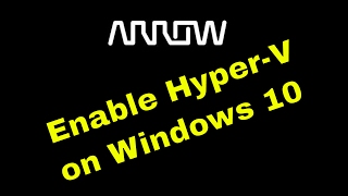 How to Enable Microsoft HyperV on Windows 10 [upl. by Evoy]