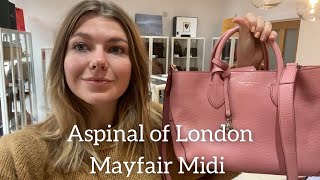 Aspinal Of London Midi London Tote Review [upl. by Enirrok]