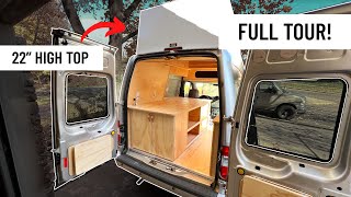 MICRO CAMPER YOU CAN STAND UP IN  2012 Ford Transit Connect [upl. by Yert]