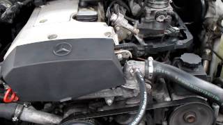 1998 Mercedes c230 Engine rattle [upl. by Annehcu651]