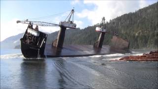 Log Barge Dumps [upl. by Antonius]