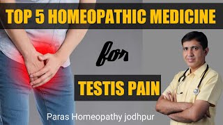 Homeopathy For Testis Pain The Solution Youve Been Waiting For [upl. by Esidnak]