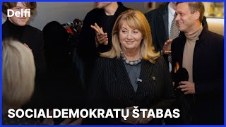 Tiesiogiai – iš Lietuvos socialdemokratų partijos štabo komentarai [upl. by Tracy]