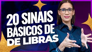 20 Sinais Básicos de Libras Aprenda a se Comunicar com Surdos em Minutos  Débora Libras [upl. by Malloy]