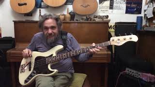 Carlo Mombelli Lockdown Bass Etudes 2020 [upl. by Gnouv36]