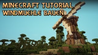 MINECRAFT  Mühle bauen  Mittelalter Tutorial DragonMinerLPHD [upl. by Adam]