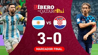 ¡ARGENTINA en la final del MUNDIAL ✅🏆 Messi y Julián Álvarez golearon a Croacia  Reacción LÍBERO [upl. by Bogusz312]