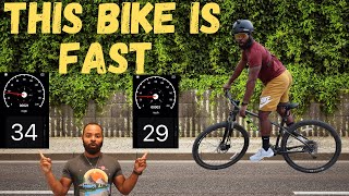 Trek Marlin 6 Speed Test  How Fast is This Bike [upl. by Kettie22]