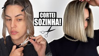 Cortei meu cabelo sozinha em casa  Voltando para o curtinho que AMO [upl. by Bedelia420]