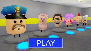 HARD MODE HEAD BARRYS PRISON RUN Obby Walkthrough FULL GAMEPLAYroblox obby [upl. by Kort]