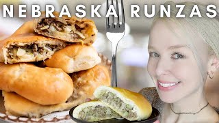 Homemade Nebraska Runzas Recipe aka Bierocks  Cook amp Eat With Me [upl. by Silvain]