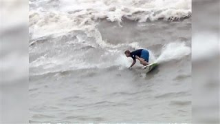 Surfing the Worlds Largest Tidal Bore in China [upl. by Adliwa]