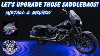 Time to Upgrade the Harley Davidson OEM Saddlebags for the 2021 Road King Special [upl. by Aihseya]