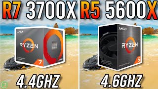 R7 3700X vs R5 5600X  RTX 4070  Tested in 2024 [upl. by Ariec27]