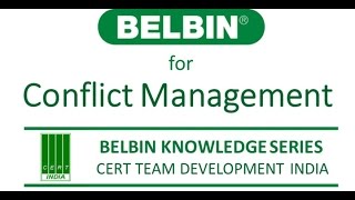 BELBIN KNOWLEDGE SERIES 2  BELBIN FOR CONFLICT MANAGEMENT [upl. by Llet343]