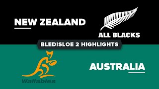 Bledisloe Cup 2023  New Zealand v Australia  Game 2 Highlights [upl. by Kristof19]