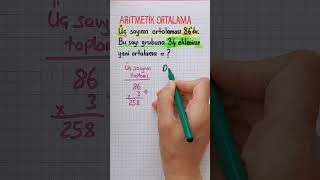 6SINIF🟢ARİTMETİK ORTALAMA📌 Yeni Sayı Eklenirse YENİ ORTALAMA❓️ ➡️ortalama aritmetikortalama ✅️✅️ [upl. by Yelyab]