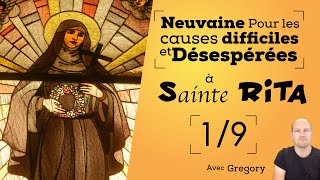 NEUVAINE À SAINTE RITA 8ème JOURSAINTE DES CAUSES DIFFICILES ET DÉSESPÉRÉES [upl. by Reld946]