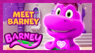 Lets Meet BARNEY  Barneys World  Character Intro [upl. by Ynogoham734]