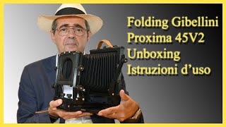 La folding Gibellini Proxima 45V2 Unboxing e istruzioni d’uso [upl. by Tomi]