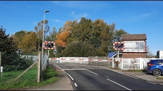 Frisby Level Crossing Leicestershire [upl. by Aynekal844]