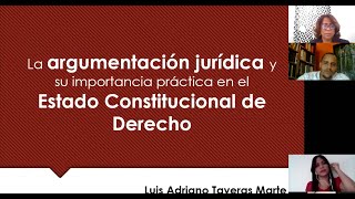 Argumentacion Jurídica en el Estado Constitucional de Derecho UASD 2020 [upl. by Wolfort465]