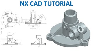 NX CAD Tutorial 90  NX CAD Designer 3D Model Basic Beginners [upl. by Haraz712]