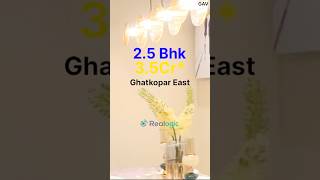 Luxury 25 Bhk in Ghatkopar East 25Cr viraltiktok flat ktm singale 2bk 2room property [upl. by Veta]