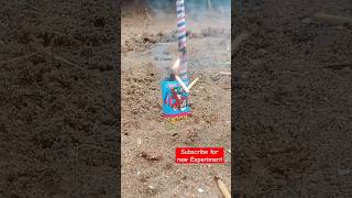 roket Amazing new Experiment waiting for end💥🔥 Diwali Crakers💥 Testing shorts short video [upl. by Nylirak]