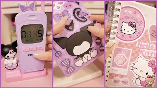 Immersive Sanrio ASMR  Kuromi Hello Kitty Cinnamoroll DIY crafts [upl. by Adine149]