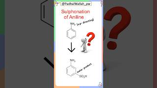 Sulphonation of aniline class12chemistry [upl. by Eslehc]