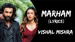 Marham Lyrics  Vishal Mishra  Animal  Ranbir Kapoor Tripti Dimri  Pehle Bhi Main Song Lyrics [upl. by Kurtzman882]