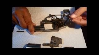 Changing the Return Spring  Smith and Wesson JFrame Revolver [upl. by Ordep]