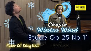 Chopin  Winter Wind Etude Op25 No11  Shigeru Kawai SK5  Việt Thương Music [upl. by Adnomal]