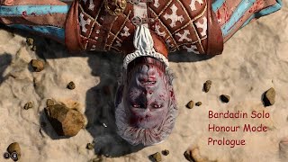 BG3 Bardadin Prologue  Solo Honour Mode [upl. by Kwapong736]