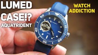 Aquatrident Lumed Case Dive Watch Review  W o W [upl. by Jamin]