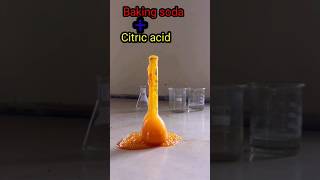 🔥lemon vs bakingsoda reaction 😱 citric acid react with Baking soda NaHCO3 experiment [upl. by Whitaker719]