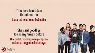 This Love  Maroon 5 Lirik Lagu Terjemahan [upl. by Nylirehs]