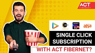 Offers on Streaming Services  ACT Fibernet [upl. by Fujio]