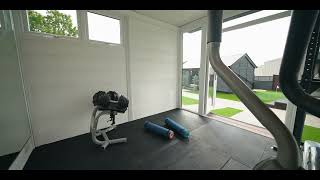 Garden Room Gym  Exercise Studio [upl. by Nodnil]