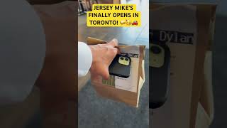 JERSEY MIKE’S FINALLY HERE IN TORONTO 🥪🥳🚗 shorts ubereats fooddelivery panerabread gigwork [upl. by Marquita]