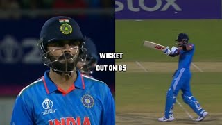 Virat Kohli Wicket Today Match  Virat Kohli Emotional After out  Virat Kohli Batting 85 Vs Aus [upl. by Hameerak]