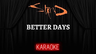 Staind  Better Days Karaoke Instrumental Lyrics [upl. by Ahseinek]