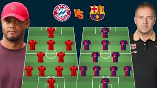 Barcelona vs Bayern Munich  Matchday  3  Potential Lineup  UCL 202425 [upl. by Finegan]