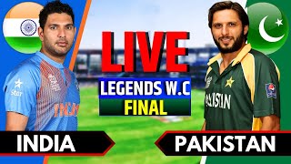 India vs Pakistan World Championship of Legends  Live Cricket Match Today  IND vs PAK Innings 2 [upl. by Namrac]